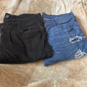 Two pair of jeans